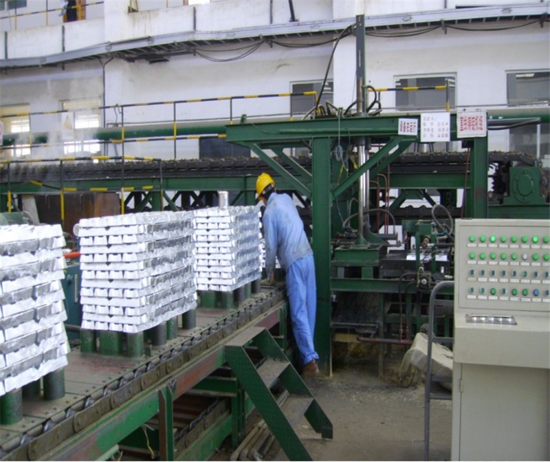 精鋅自動鑄錠堆碼機(jī)組